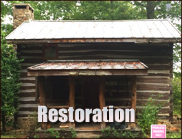 Historic Log Cabin Restoration  Loganville, Georgia